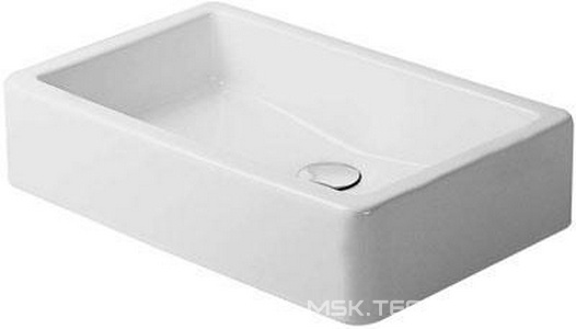 Раковина  60х38 см, без перелива и плоскости для крана, Desing Variations ZZ Duravit Vero 0455600000