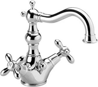 Смеситель для раковины, с д/к, (цв. хром)  ZZ Gaia Avebury RB 8034 CR