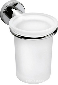 Стакан настеный (стекло мат., держ. цв.хром),  ZZ Colombo Basic B2702