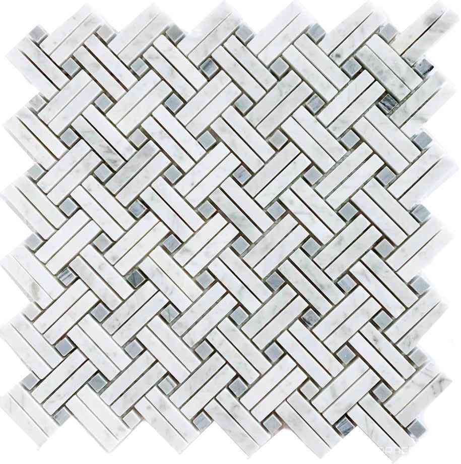 Мозаика из камня на сетке М20-392-Р ZZ 30.5x30.5