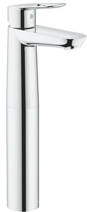 Смеситель однорычажный, высокий, для раковины, БЕЗ донного клапана, хром ZZ Grohe BauLoop 23764000