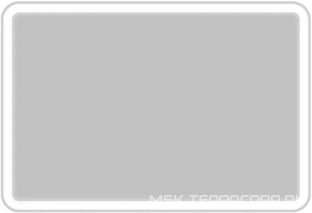 Зеркало 1000x30x600мм, реверс., с встроенным по периметру светильником и кнопочным выключателем, 12W, 220-240V, BelBagno ZZ BelBagno Универсал SPC-MAR-1000-600-LED-BTN