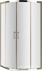 ECO-O-R-2-80-P-Cr Душевой уголок | ZZ