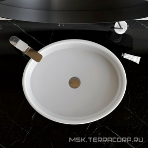 Раковина накладная, овальная, 550х450 мм, цв.белый глянец AMPM FUNC M8FWCC20550WG