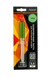 Паста колер. д/ эпокс. затирки  "Диамант" 2,5 кг 039 лайм ZZ Антураж Диамант Color n150911