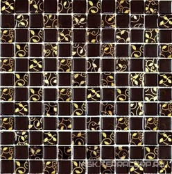 Мозаика золото,шоколад (чип 23x23) ZZ|30x30
