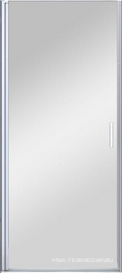 Дверь для душа в нишу, 600хh1950мм, распашная. правая/левая, (стекло 6мм, прозрачное, фурн.цв.хром),  ZZ Vincea Alpha VDP-3AL600CL