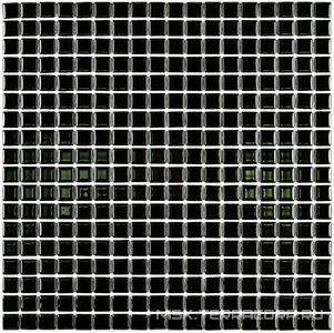 Мозаика Super black (15x15x4) 30x30 Bonaparte Мозаика стеклянная n156356