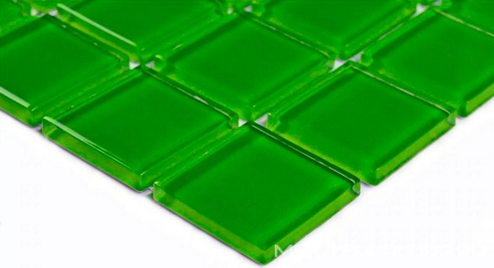 Мозаика Bonaparte Мозаика стеклянная Green glass (25x25x4) ZZ 30x30