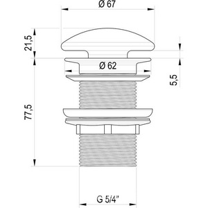 Слив для умывальника белый Ravak Универсал X01695