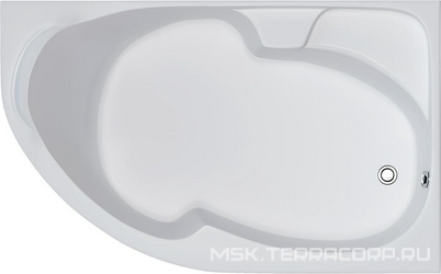 Акриловая ванна 1MarKa Diana R 160х100, с каркасом| 160x100x47