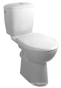 Унитаз белый с гориз.вып., ниж.подв., без крышки  ZZ Jika Olymp 226160002429/2264.6 (289)