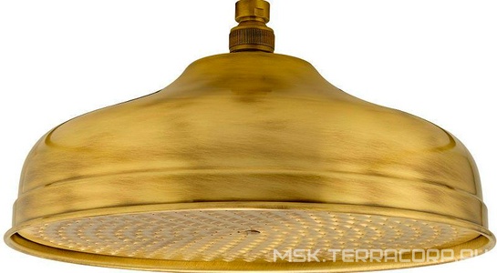 Душ верхний, стационарный, круглый, 300мм, 1/2, (цв.бронза),  ZZ Migliore Roma 29828