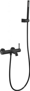 Смеситель для ванны с душем 463-B, Uno black. цв.черный, ZZ Boheme UNO 463-B