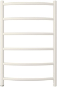 Полотенцесушитель электрический " 4.0" 800х500 МЭМ левый, скрытая проводска в компл., в комплекте 4 телескоп.кроншт., цв. белый матовый ZZ Сунержа Галант 30-0830-8050