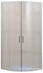 Душевой уголок 950х950хh1950мм, 1/4 круга, R550мм, (стекло рифленое Punto 5мм, фурн.цв.хром), Uno-195 ZZ