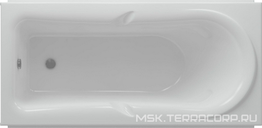 Акриловая ванна Акватек Леда слив слева| 170x80x47