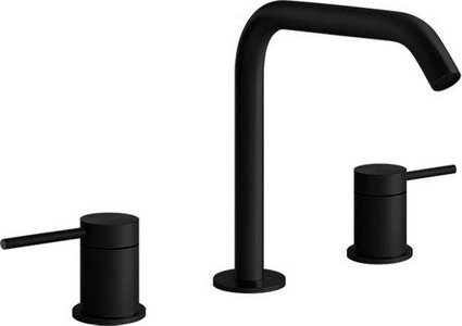 Смеситель для раковины на 3 отв., на гибкой подводке, без д/к, (цв.Black XL),  ZZ Gessi Flessa 54012 299