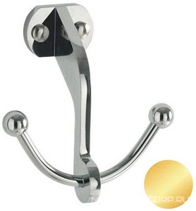 Крючок, (цв.золото),  ZZ Kerasan Waldorf 742491