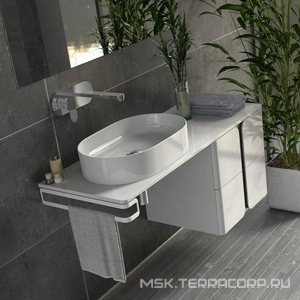 Полотенцедержатель Balance белый Ravak BALANCE X000001376