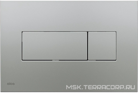 Клавиша двойного смыва M372 для инсталляции арт.AM101/1120, цвет мат.хром ZZ AlcaPlast Универсал M372