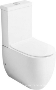 Чаша унитаза "Моноблок", выпуск в стену, БЕЗ сиденья, крепёж в компл.,  ZZ Kerasan Flo 311701