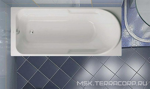 Ванна прямоугольная 180x80xh45см, без панели и каркаса, (акрил цв.белый), Hera ZZ Vagnerplast hera VPBA180HER2X-04