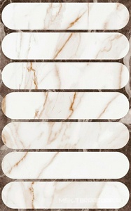 Керамическая плитка для пола и стены Gracia ceramica Капелла  бел низ 03 25x40 010100001556