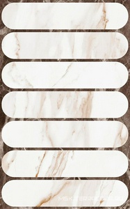 Керамическая плитка для пола и стены Gracia ceramica Капелла  бел низ 03 25x40 010100001556