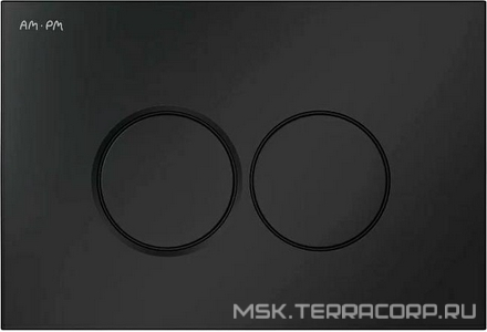 Клавиша для инсталляции AM.PM ProC L I070138  (механика), цв. чернй матовый ZZ AMPM Универсал I070138