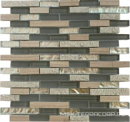 Мозаика из стекла на сетке SK10-206 ZZ 30x30