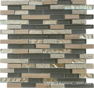 Мозаика Мозаика из стекла на сетке SK10-206 30x30 Спектр-М Микс стекло SK10-206