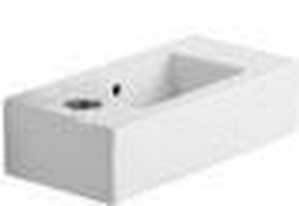 Умывальник 500х250мм, с 1 отв. для смесителя "Слева",  ZZ Duravit Vero 0703500009