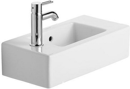Умывальник 500х250мм, с 1 отв. для смесителя "Слева",  ZZ Duravit Vero 0703500009