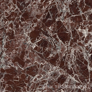 Керамогранит для пола и стены Ariostea Ultra Marmi Rosso Imperiale  Luc 6 mm 150x150 UM6L150673