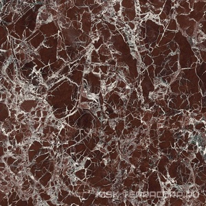 Керамогранит для пола и стены Ariostea Ultra Marmi Rosso Imperiale  Luc 6 mm 150x150 UM6L150673