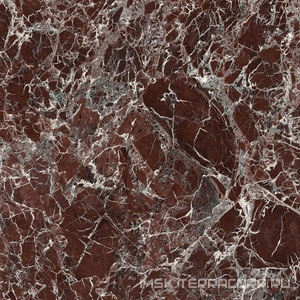 Керамогранит для пола и стены Ariostea Ultra Marmi Rosso Imperiale  Luc 6 mm 150x150 UM6L150673