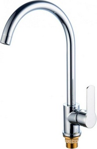 Смеситель для кухни, с поворотным изливом, (цв.хром),  ZZ Latuno 105 L10512