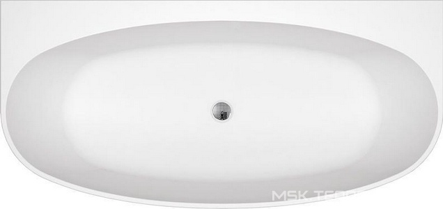 Ванна 1500x780xh585мм, акрил, пристенная, БЕЗ перелива, пробка сливного отверстия цв.хром в комплекте, BelBagno ZZ BelBagno Универсал BB83-1500-W0