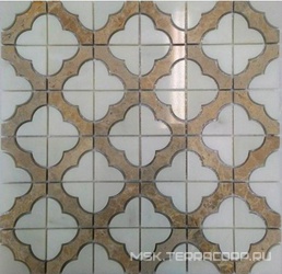 Мозаика из камня на сетке М20-211Р ZZ |30.5x30.5