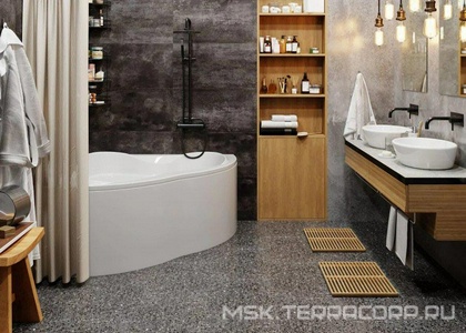 Ванна угловая 143x143хh45 см, без панели и каркаса, (акрил цв.белый), Iris ZZ Vagnerplast iris VPBA143IRI3X-04