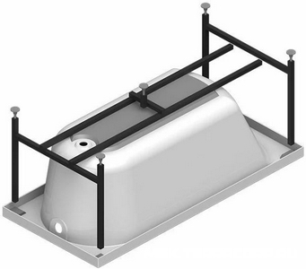 Каркас д/ванны ""/ "Ника" с креплением ZZ Radomir Николь 2-15-0-0-0-239 / к/Nika / Николь