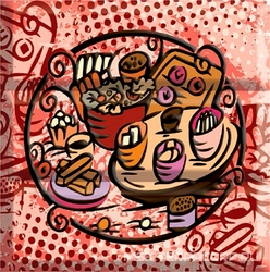 Composicion Tapas XX |30x30