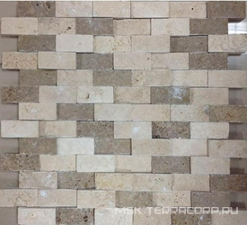 Мозаика из камня на сетке Т20-202-2350R XX |30.5x30.5