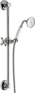 Душевой набор: стойка, лейка, шланг 1,5м., (цв.хром),  ZZ 3M Romantica RWIT3667CC01