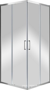Душевой уголок 800х800хh1950мм, квадрат, (стекло прозр.Idrorepellente 6мм, фурн.цв.хром),  ZZ Cezares Molveno MOLVENO-A-2-80-C-Cr-IV