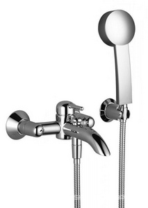 Смеситель для ванны однорычажный (в компл. шланг, лейка, кронштейн), Sourse ZZ Dorn Bracht Source 3323394000