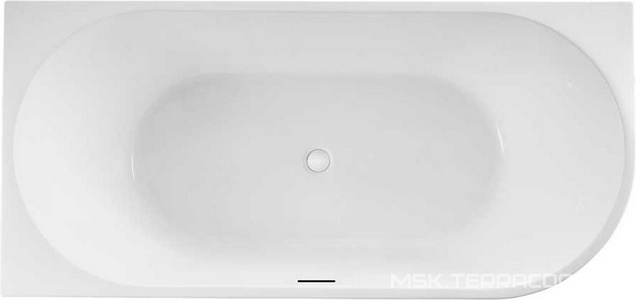 Ванна 1700х800хh580мм, угловая L Левая, интегрир.слив перелив, д/к цв.хром в компл.,(акрил цв.белый), Vincea ZZ Vincea Ванны VBT-402-1700L