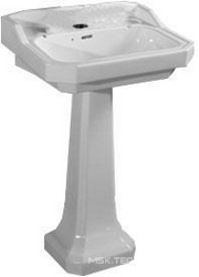 Раковина 605х510х250мм, 1 отв. под смеситель, (БЕЗ креплений), Giunone XX