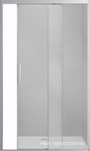 Дверь для душа, в нишу 1500хh1950мм, раздвижн, 1 дверь, 1 неподв.секция, правая/левая, (стекло прозрач 6мм Easy Clean, фурн.цв.хром),  ZZ Vincea Soft VDS-3SO150CL